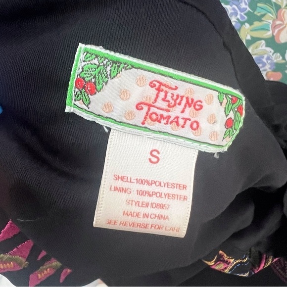 Flying Tomato Bohemian Beach Sun Dress Tribal Ethnic Style Retro Embroid… - Picture 7 of 10